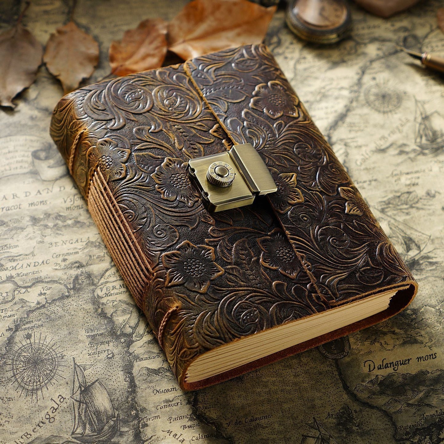 Classic Vintage Cowhide Notebook
