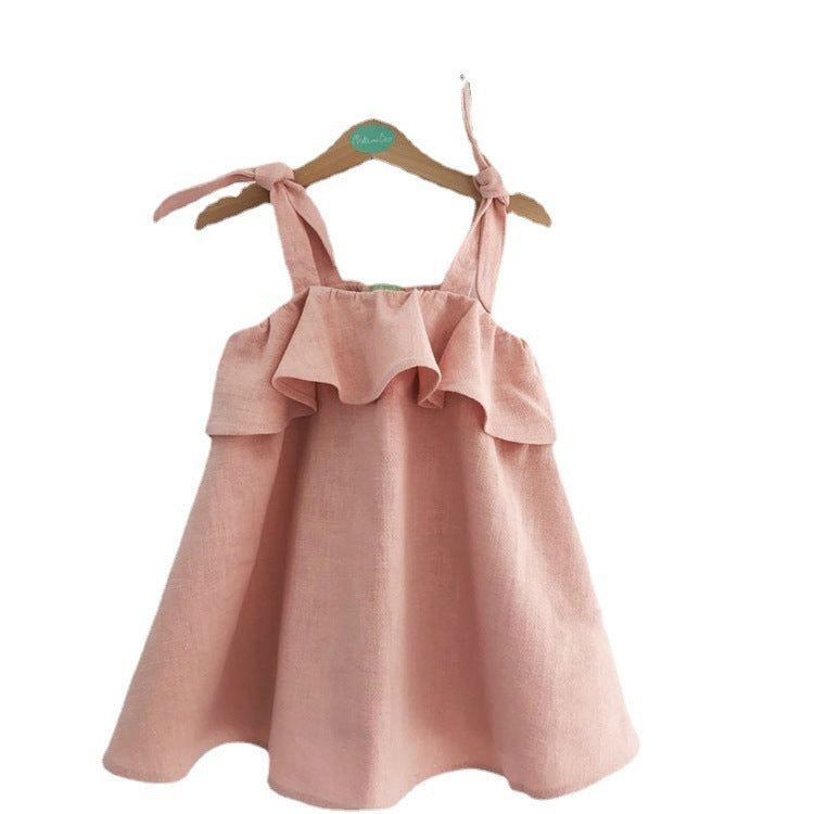 Fashion Ruffle Pleated Skirt Dress