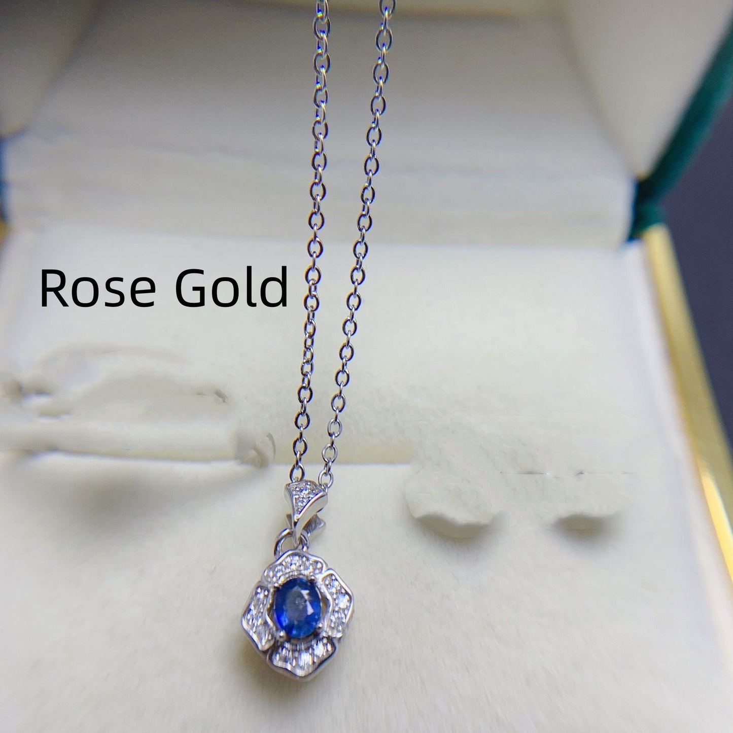 S925 Silver Natural Sri Lankan Sapphire