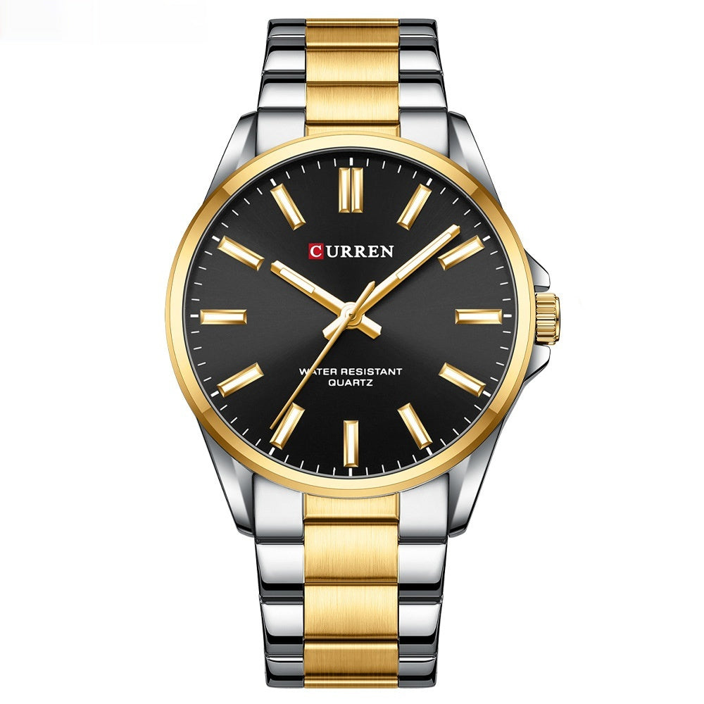 Men's Steel Strap Business Watch