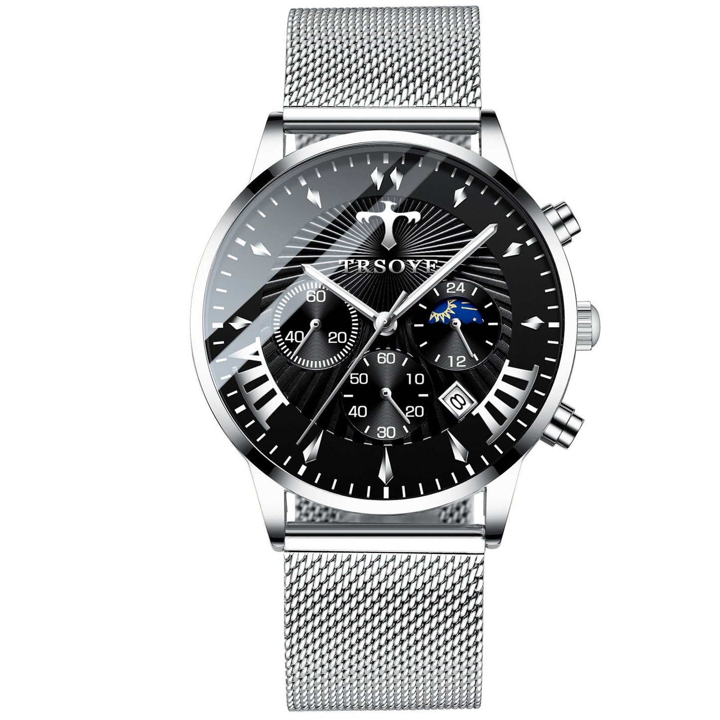 Business Quartz Calendar Luminous Waterproof Watch