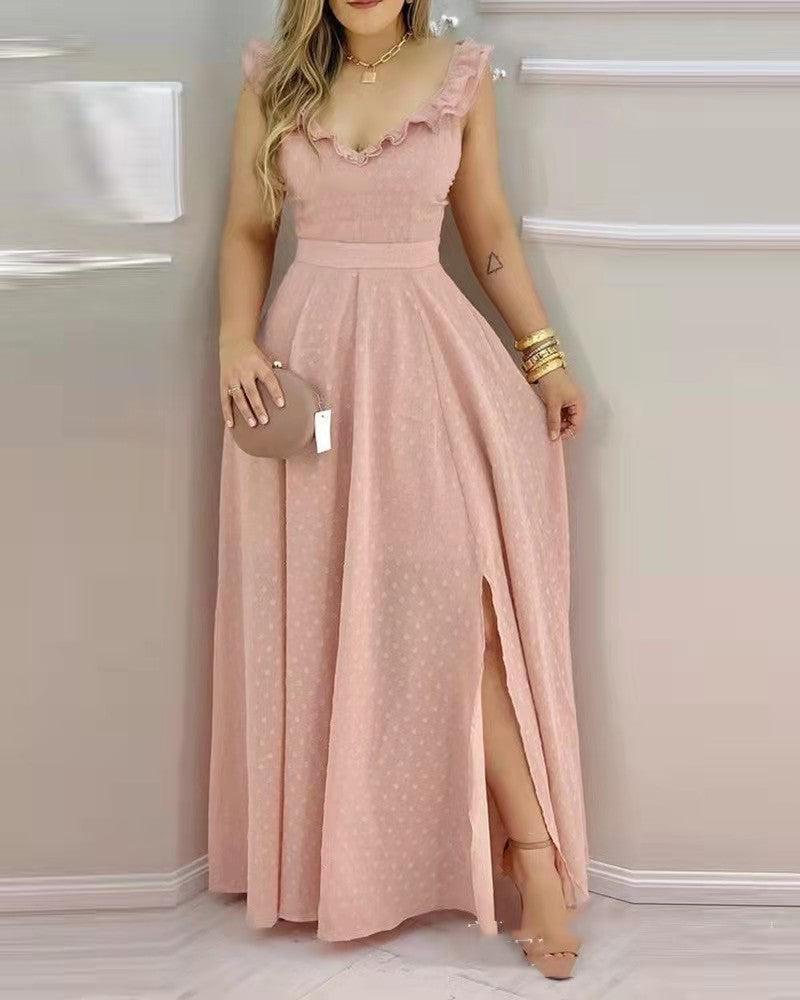Flowing Solid Dress