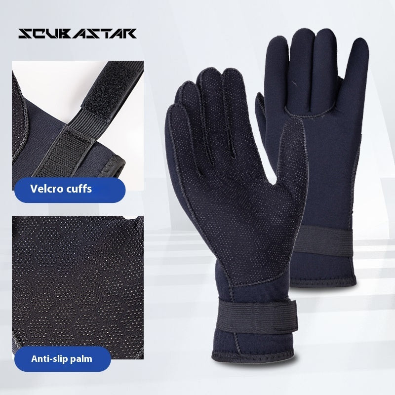 Professional Diving Mittens Cold-proof