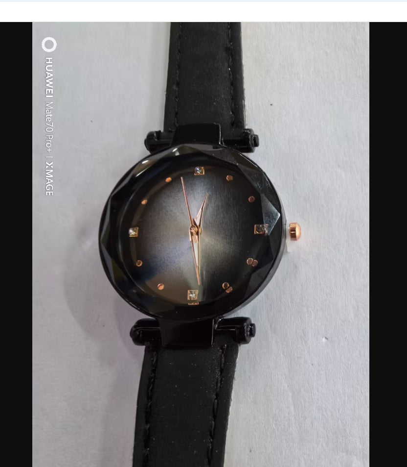 Rose Gold Diamond Starry Sky Watch