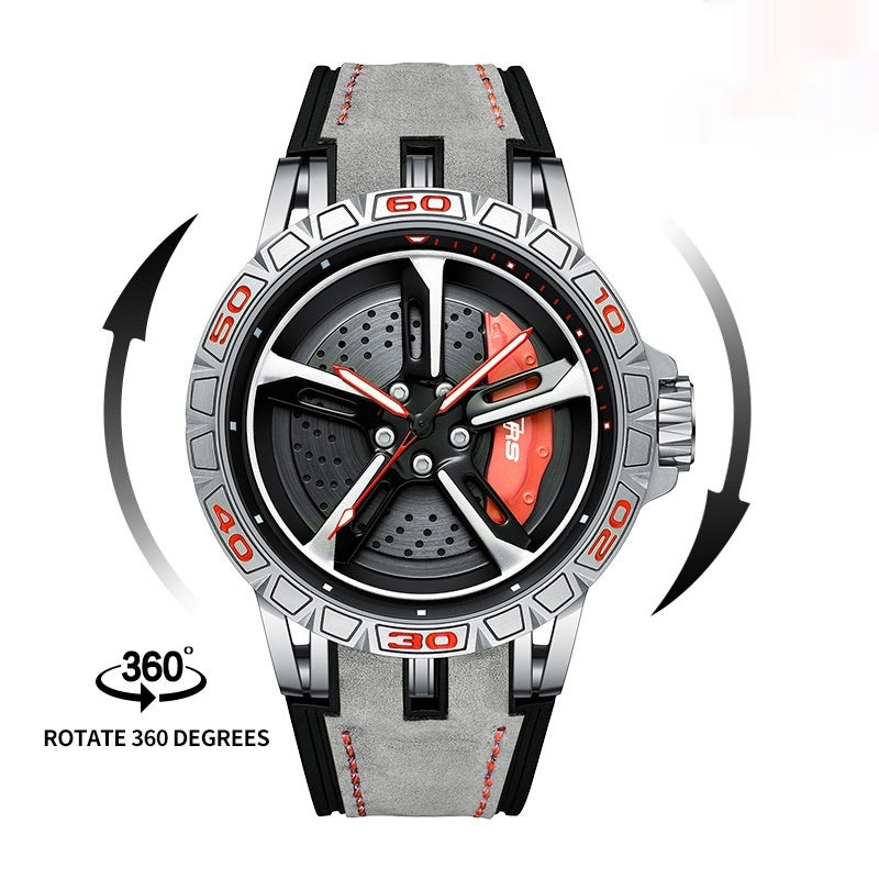 Men’s 3D Hollow Wheel Watch