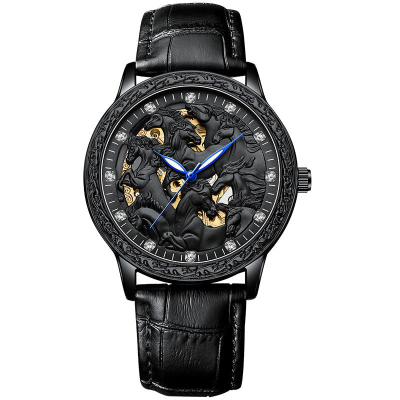 Hollow Automatic Mechanical Waterproof Watch