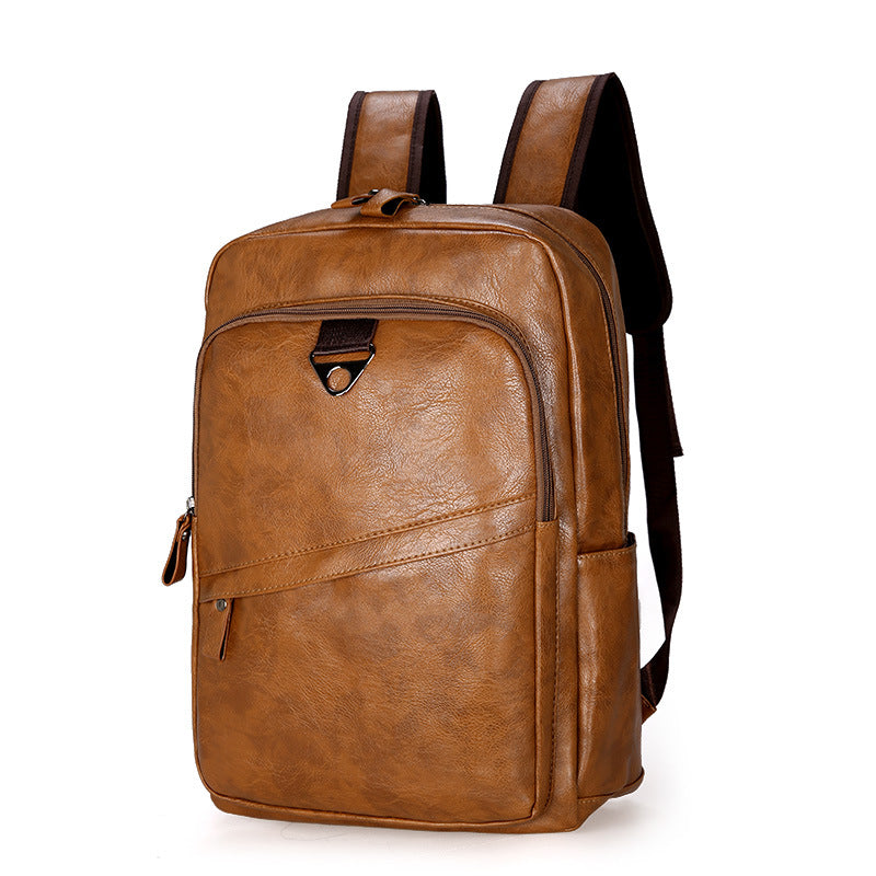 Men's PU Leisure Travel Backpack