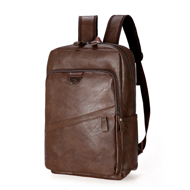 Men's PU Leisure Travel Backpack