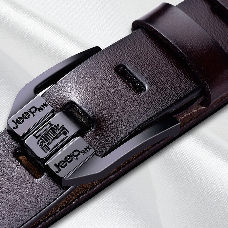 Leather Pin Buckle Casual Belt