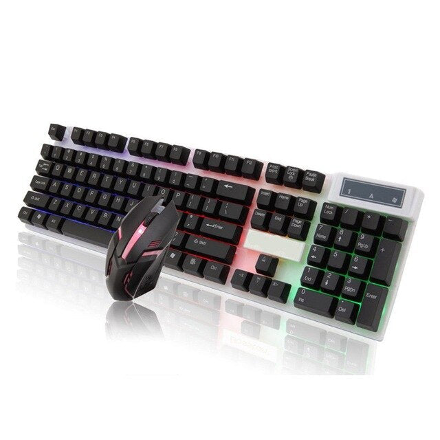 Boseton 8310 USB Wired Backlit Keyboard & Mouse Set.