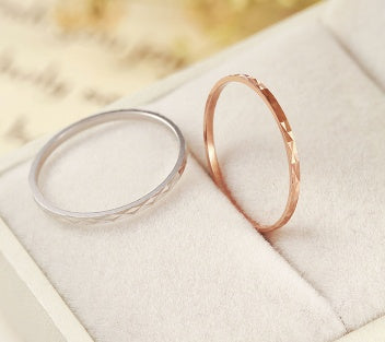 S925 Silver Simple Girl Ring