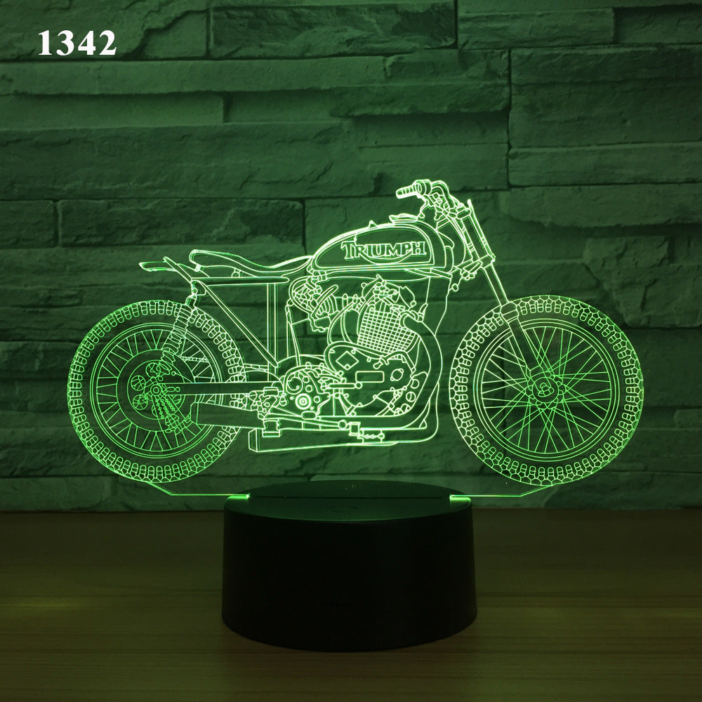 LED Motorcycle Desk Lamp