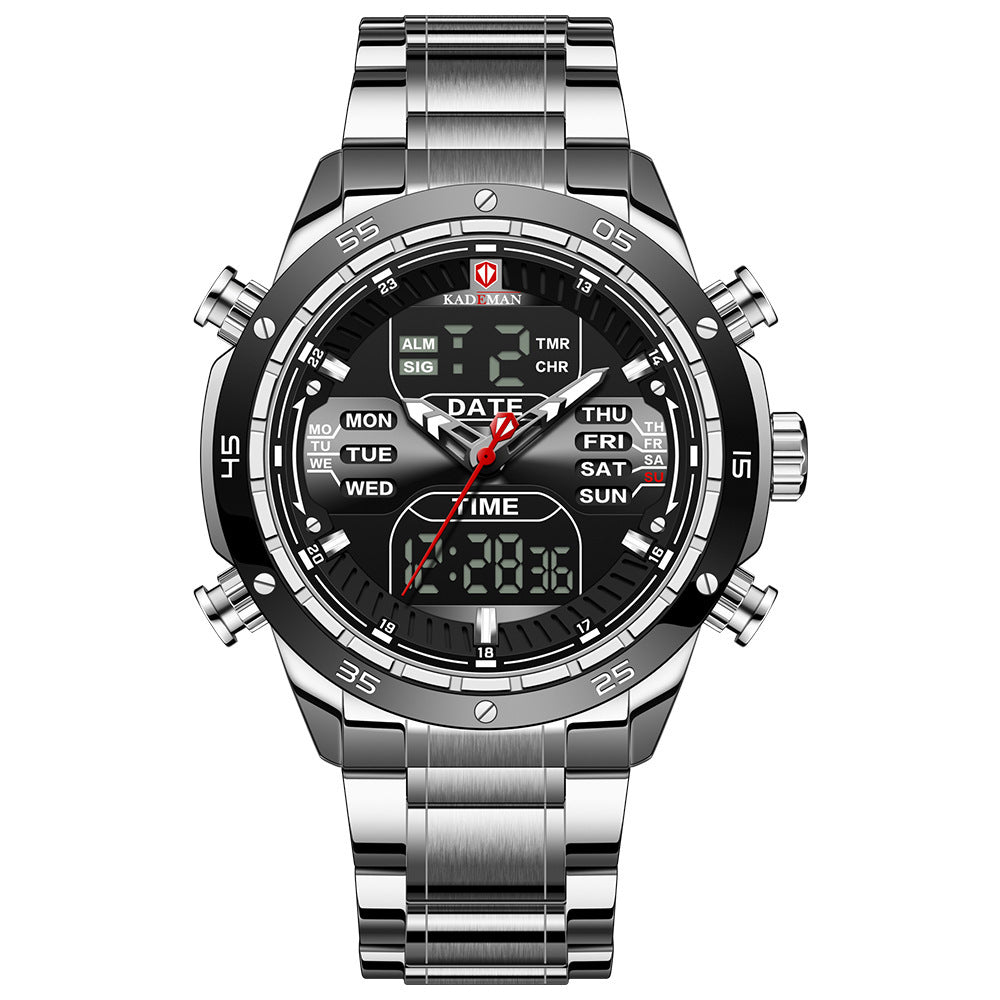 Waterproof Sports Steel Quartz Watch