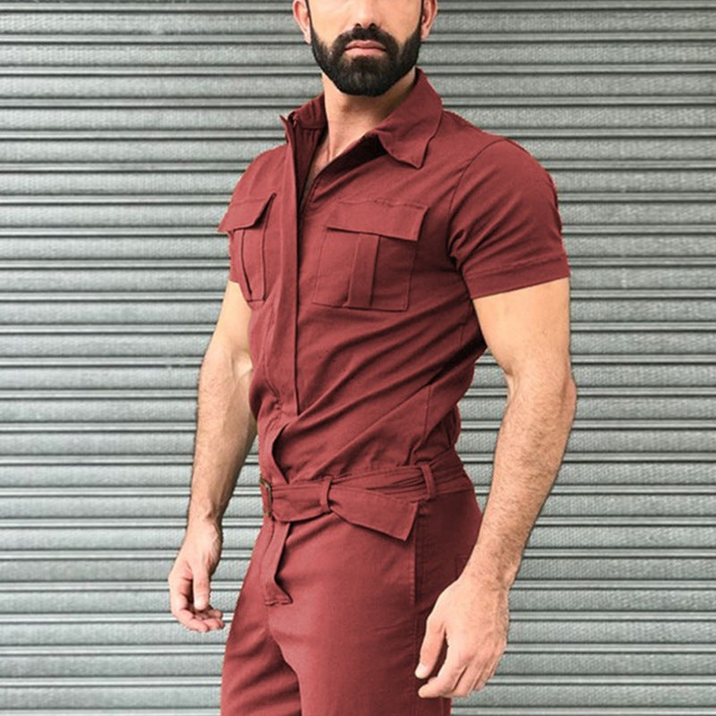 Men's One-piece Pants Suit