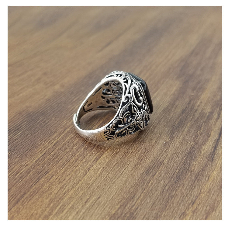 S925 Sterling Silver Men's Ring