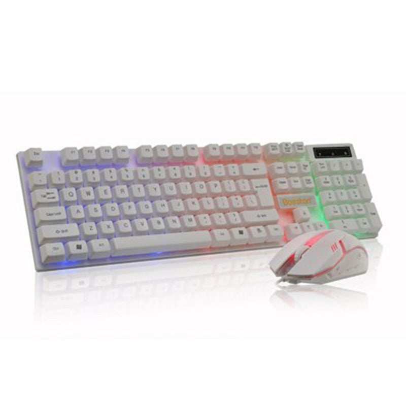 Boseton 8310 USB Wired Backlit Keyboard & Mouse Set.