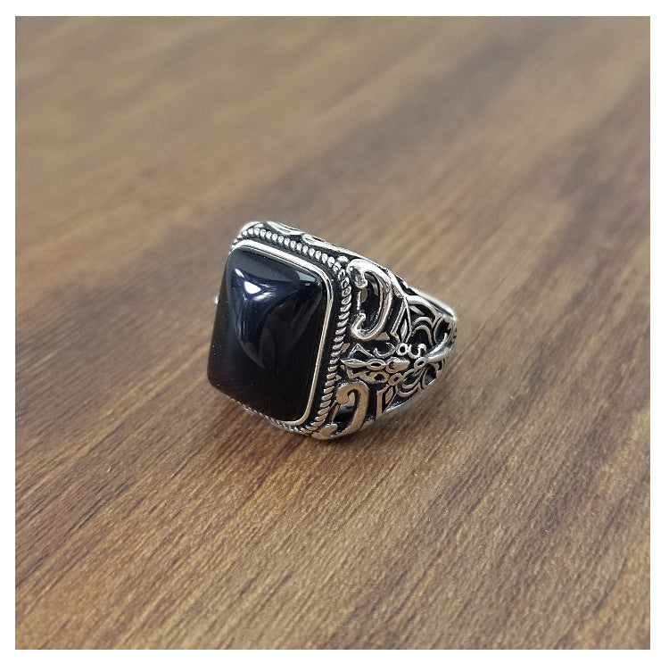 S925 Sterling Silver Men's Ring