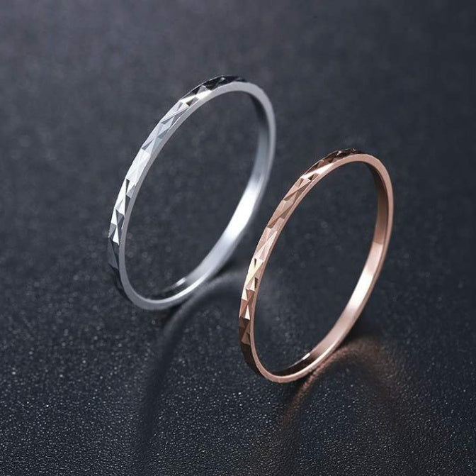 S925 Silver Simple Girl Ring