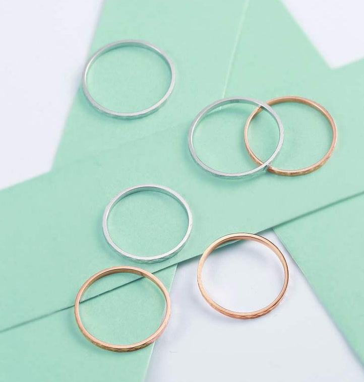 S925 Silver Simple Girl Ring