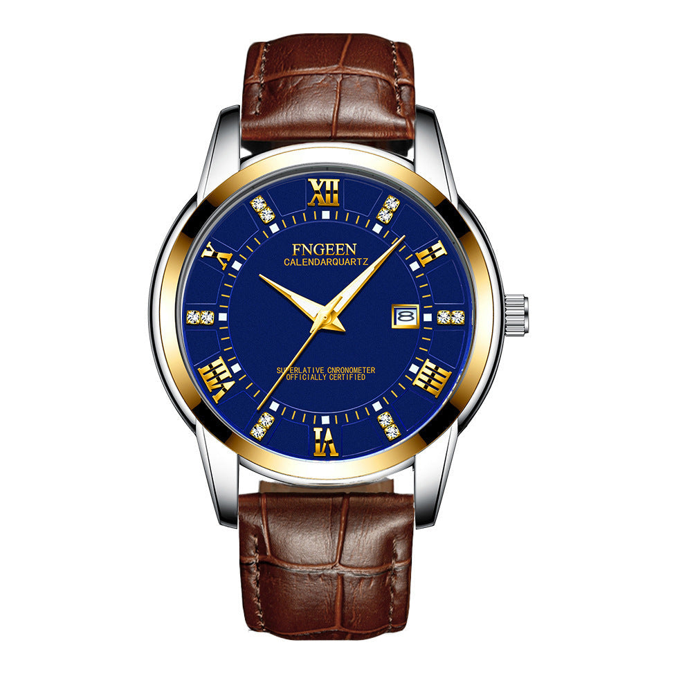 Ultra-thin Waterproof Business Watch