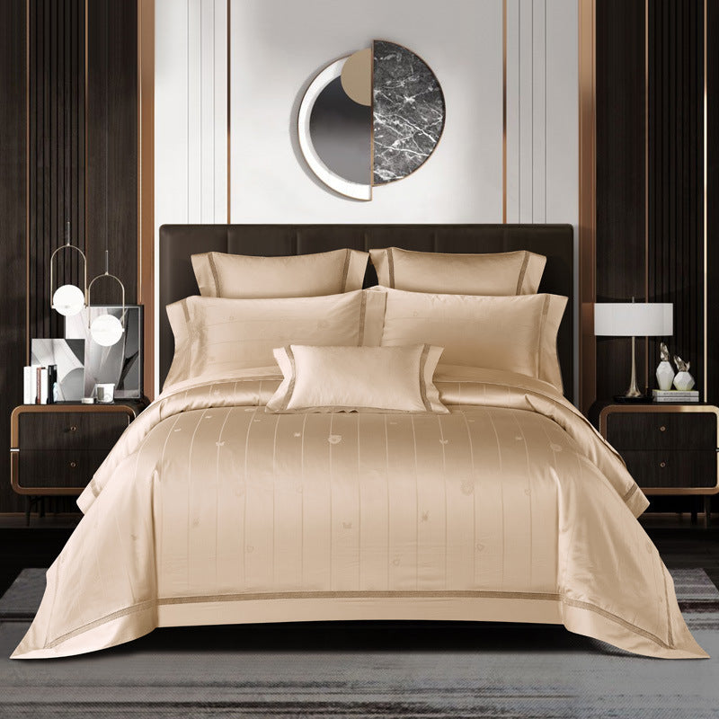High-Density 100S Horse Cotton Jacquard Set
