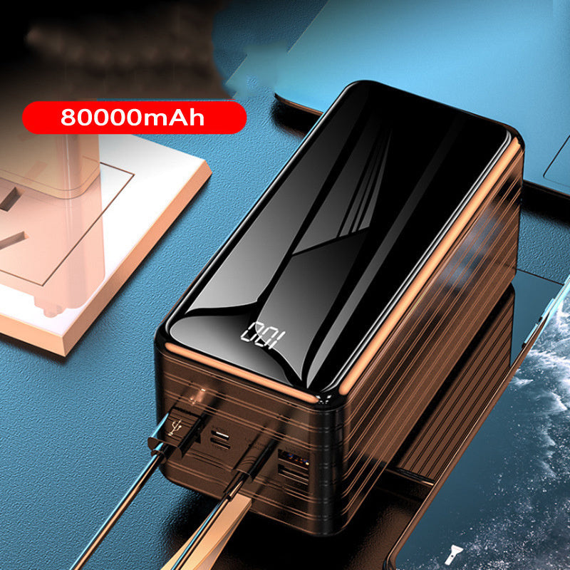 80,000mAh Outdoor Four-Wire Power Bank