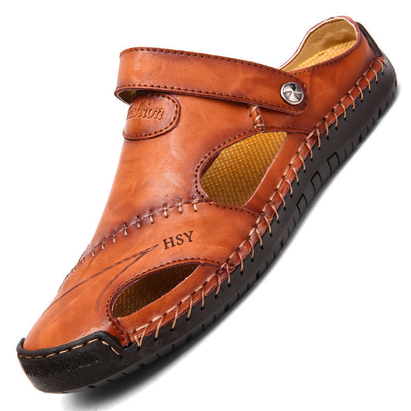 Men's Summer Closed-Toe Adjustable Sandals
