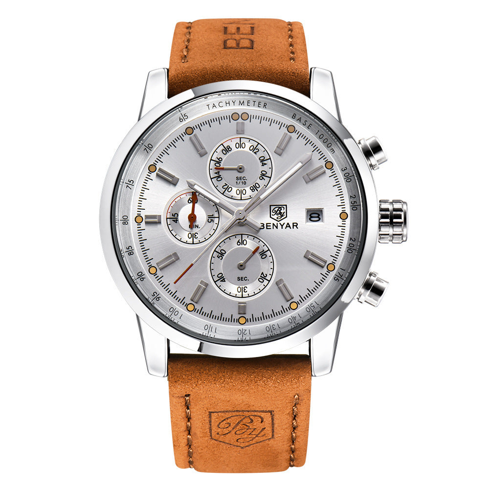 Men’s Luxury Quartz Leather Business Watch