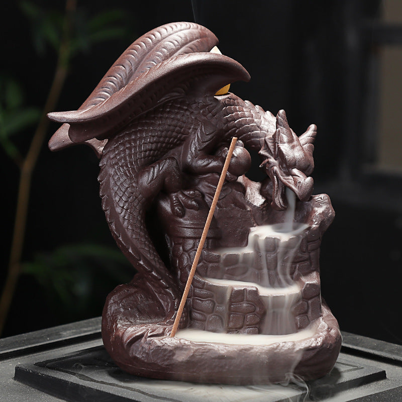 Dragon Flowing Water Incense Burner