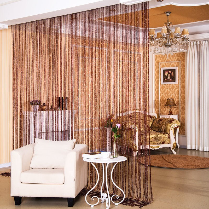 Silver Thread Door & Window Curtain