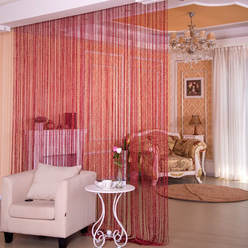 Silver Thread Door & Window Curtain