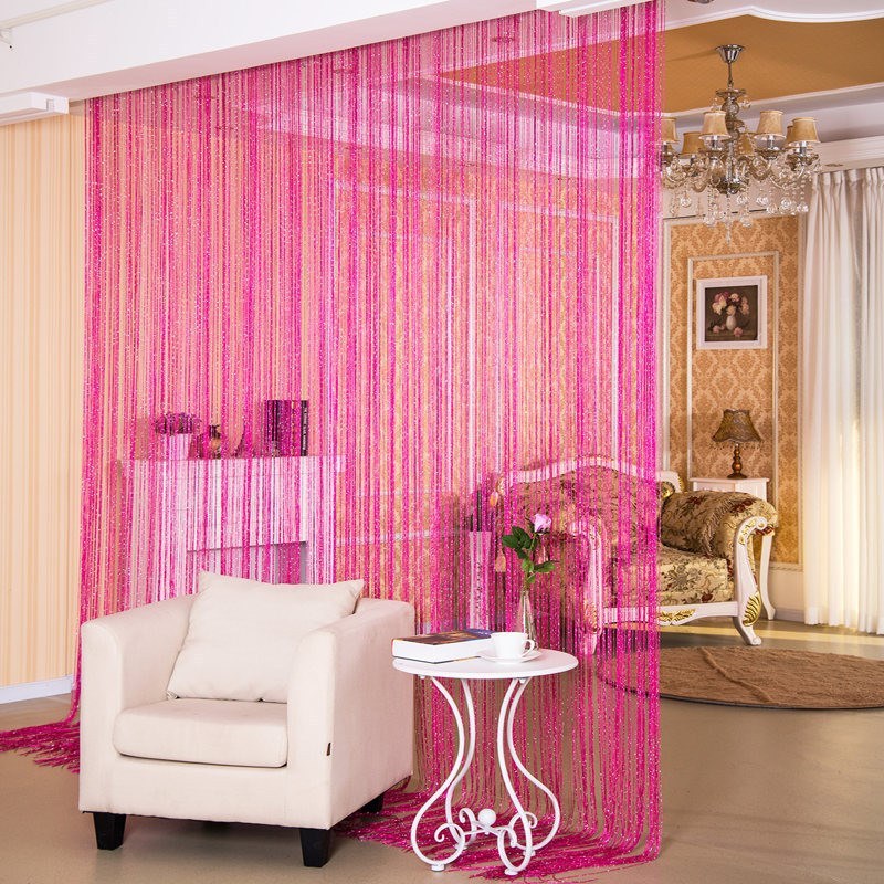 Silver Thread Door & Window Curtain