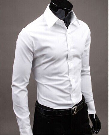 Men's Business White Dress Shirt