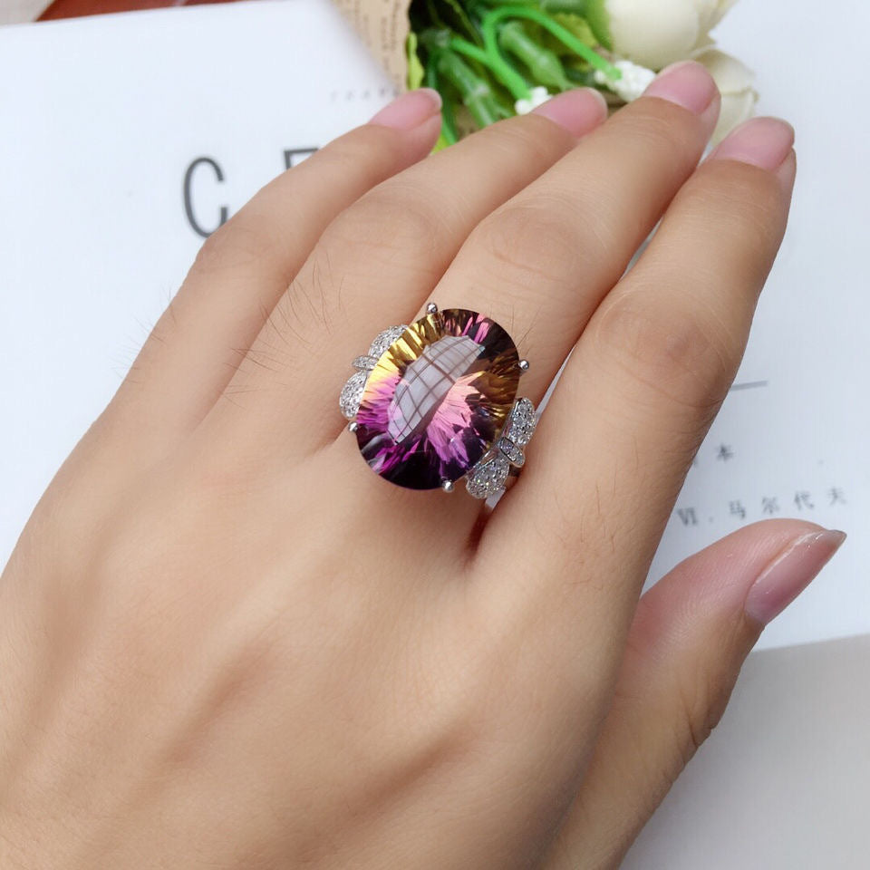 Fashion Ametrine Ladies Ring