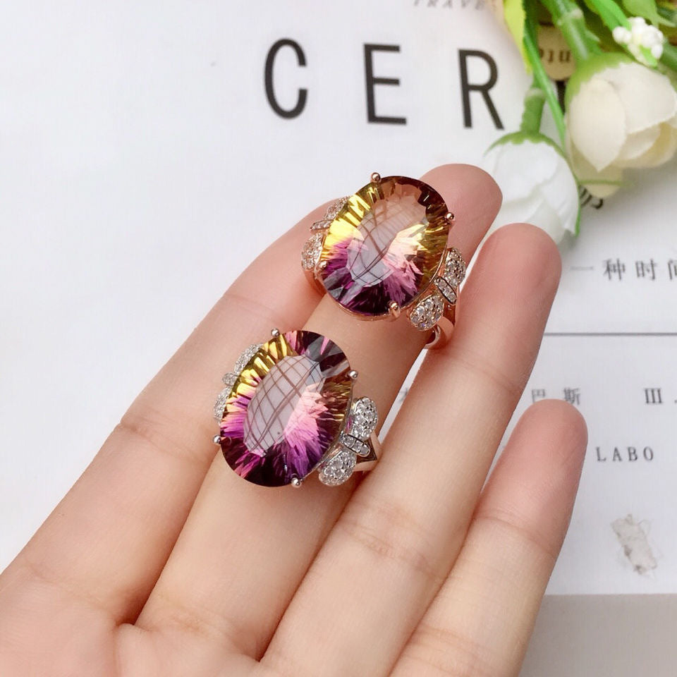 Fashion Ametrine Ladies Ring