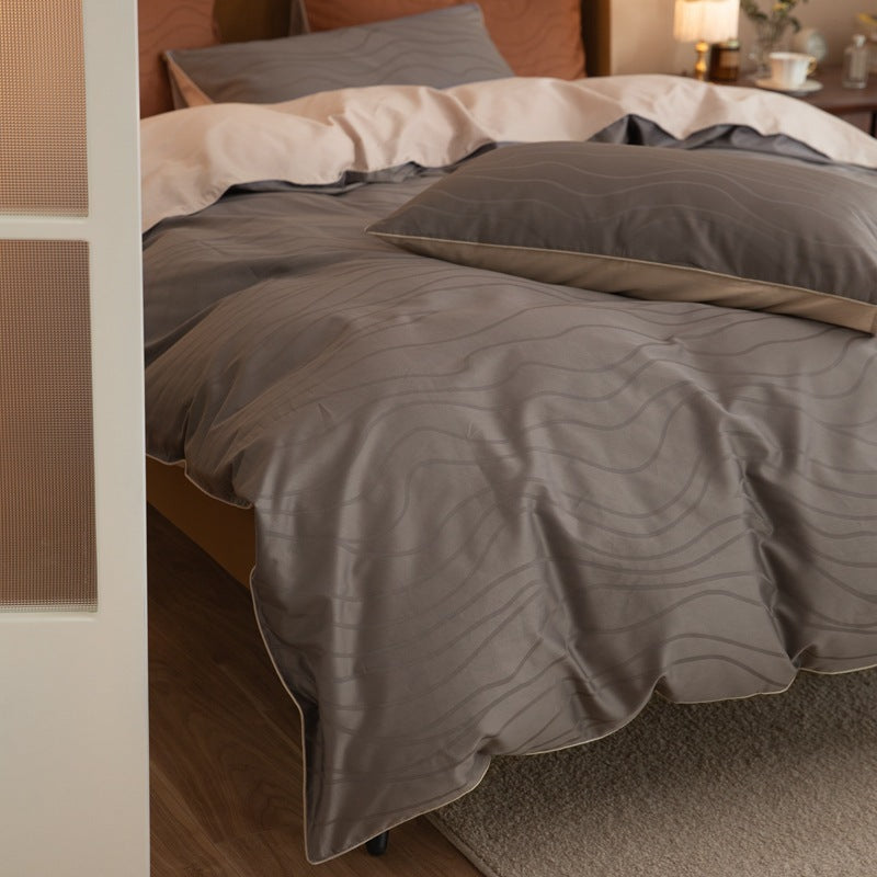 Jacquard Cotton Quilt Cover Set