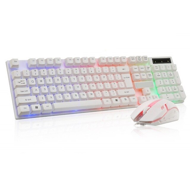 Boseton 8310 USB Wired Backlit Keyboard & Mouse Set.
