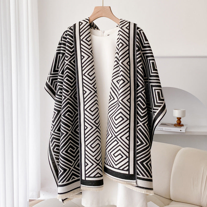 Warm Wool Office Cloak