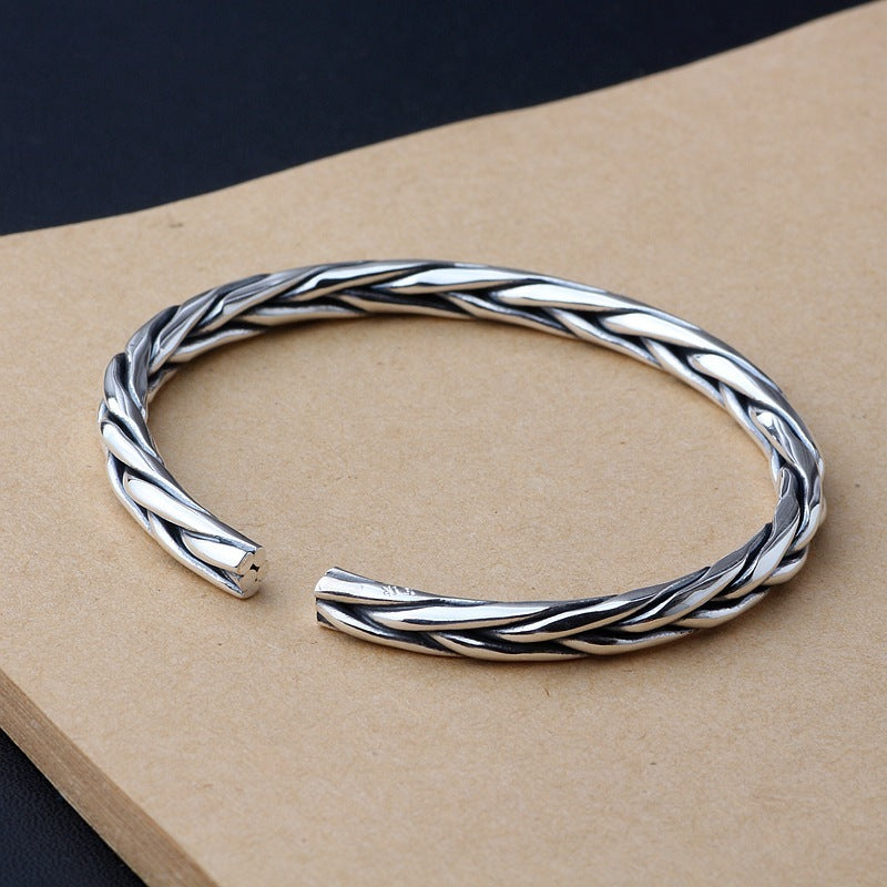 S925 Silver Braided Style Bracelet