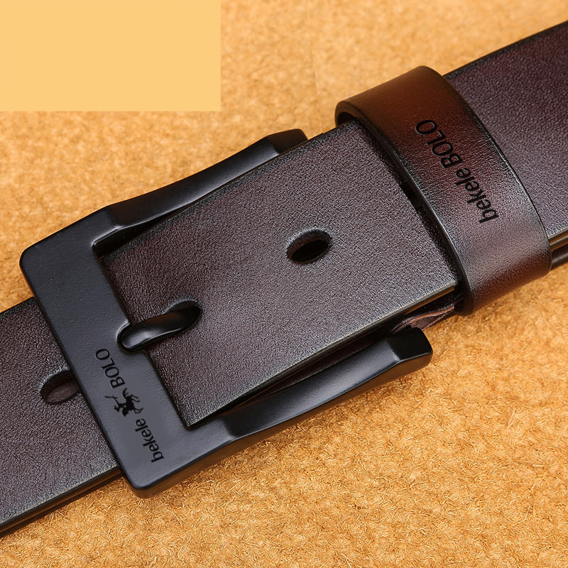 Simple Versatile Men's Pin Buckle Belt