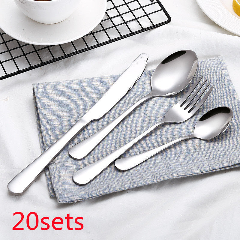 Luxury Black Gold Cutlery Set