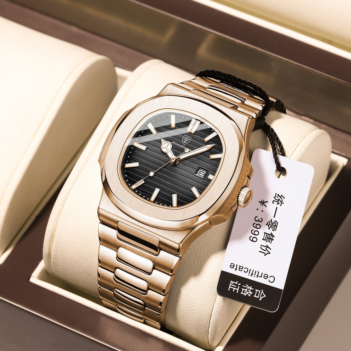Ultra-thin Luxury Waterproof Quartz