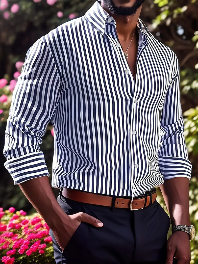 Long Sleeve Creative 3D Printed Shirt
