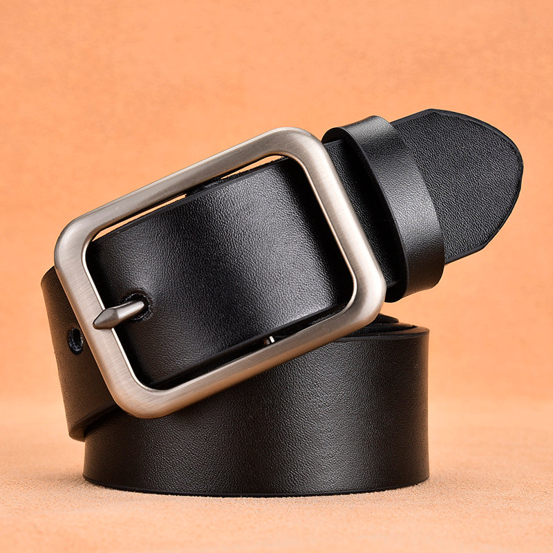Leather Pin Buckle Casual Belt