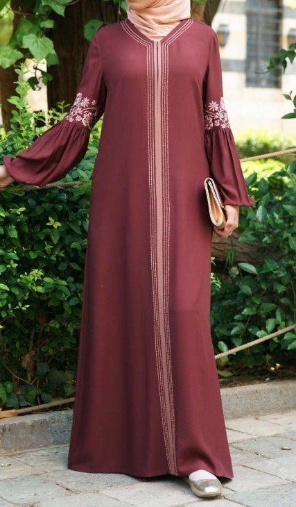 National Print Elegant Dress