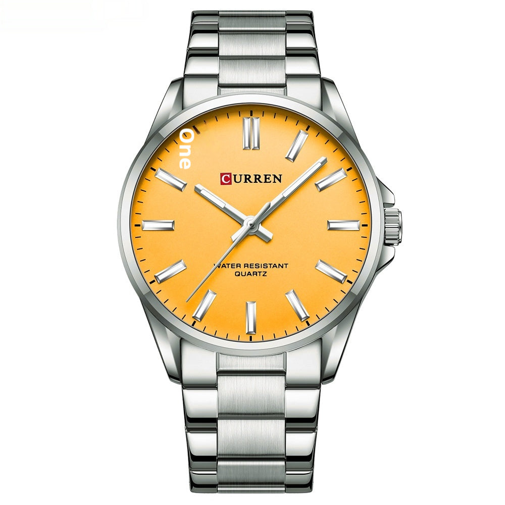 Men's Steel Strap Business Watch