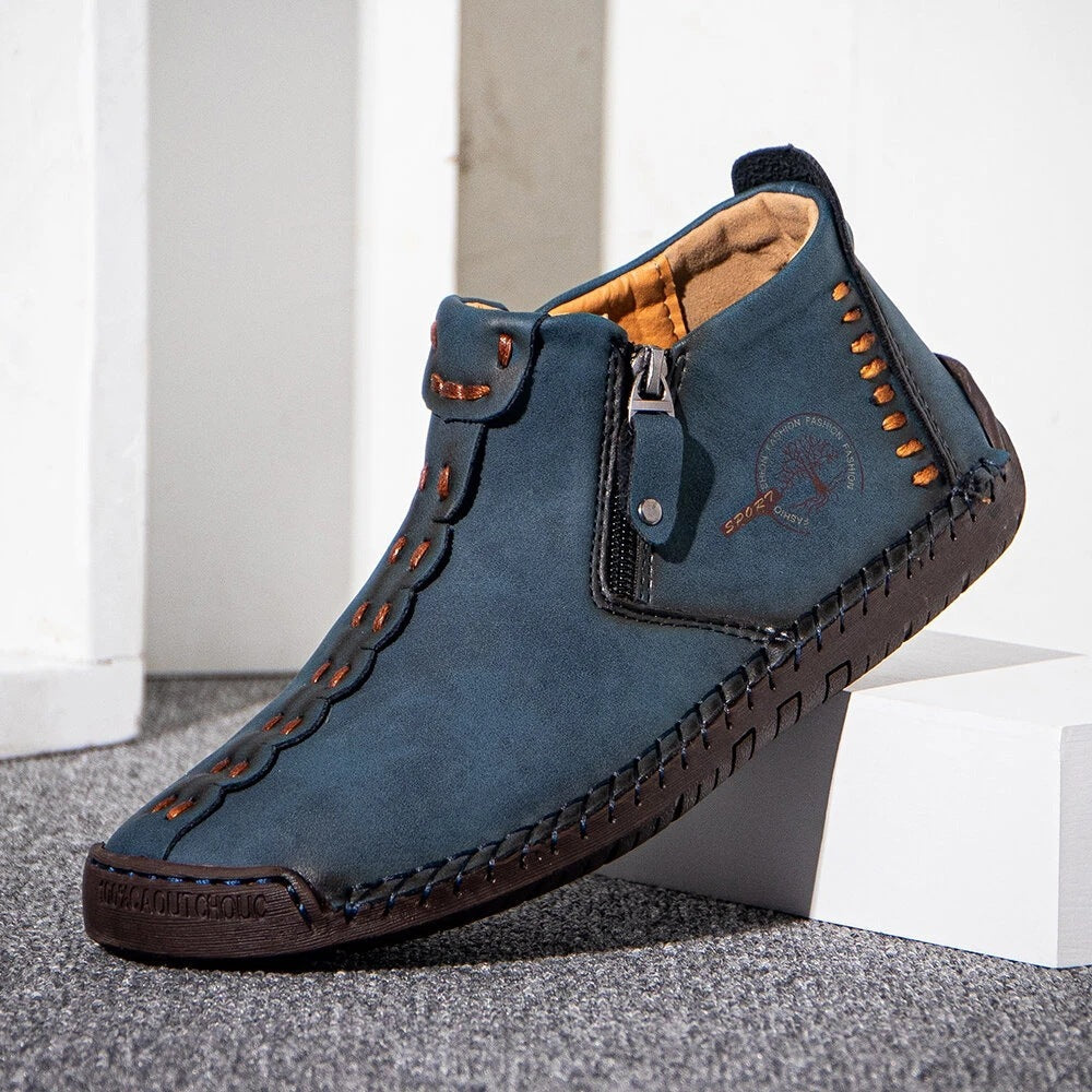 Men’s Zipper Ankle Hiking Boots