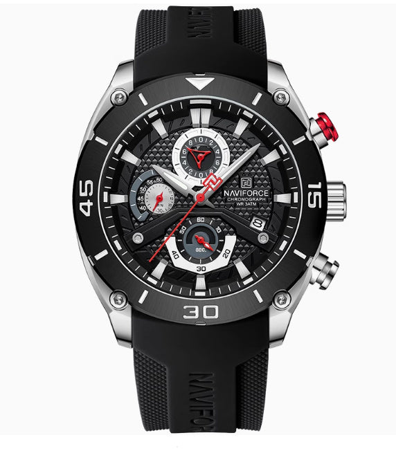 Youth Outdoor Sports Silicone Waterproof Watch