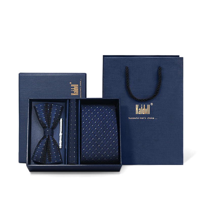 Embroidered Tie Formal Suit Set