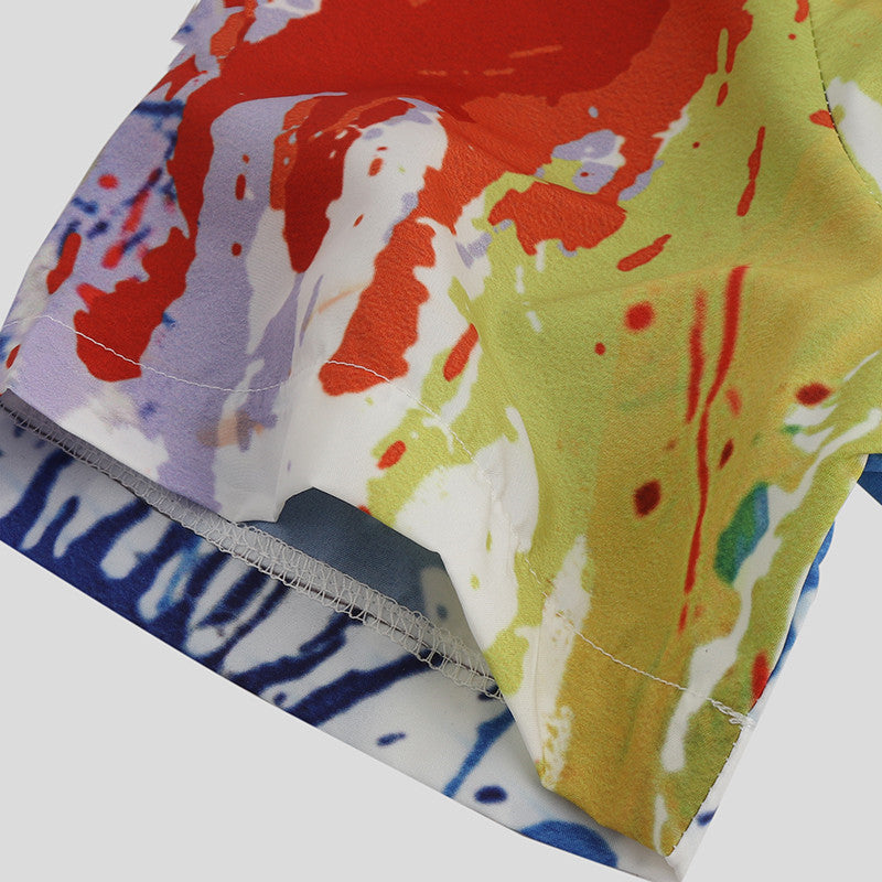 Hawaiian Splash Print Shirt